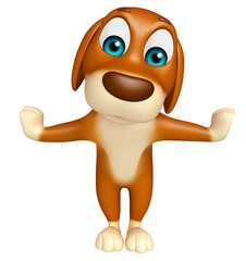 fun Dog  funny cartoon character