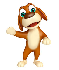 fun Dog  funny cartoon character