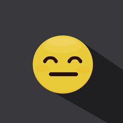 Smiley Face. Smile. Flat Vectpr