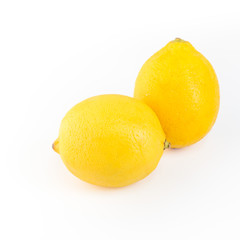 Lemon isolated on white background. With clipping path