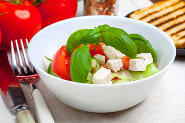 Fresh mediterranean salad.