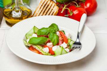 Fresh mediterranean salad.