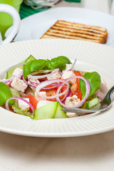 Fresh mediterranean salad.