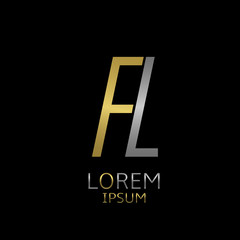 FL letters logo