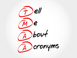 TMAA - Tell Me About Acronyms, acronym concept