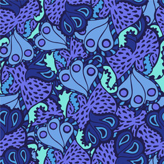 Fototapeta premium abstract seamless doodle pattern