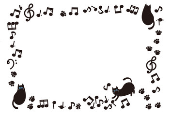 猫と音符　