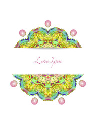 Beautiful card vector