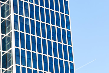Obraz premium Finance Building with steel and glass