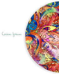 Beautiful card vector