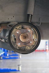 Checking car brake system