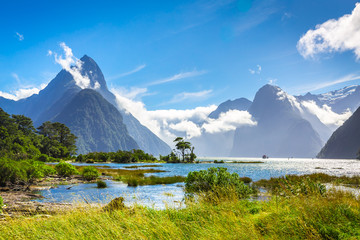 Milford Sound #6, New Zealand - obrazy, fototapety, plakaty