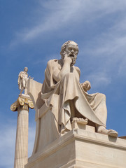 Fototapeta na wymiar Socrates & Apollo God