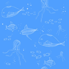 Obraz premium Fish pattern 