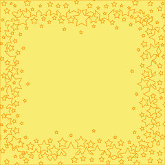 vector yellow star background design