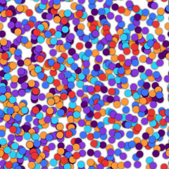 Seamless Pattern of Colorful confetti. Celebration holiday vecto