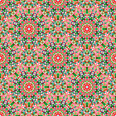 Ornamental Seamless Pattern. Abstract Geometrical Vector Background