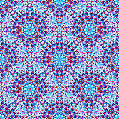 Ornamental Seamless Pattern. Abstract Geometrical Vector Backgro