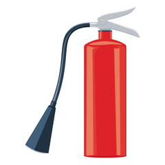 Obraz premium Fire extinguisher vector illustration isolated on white background