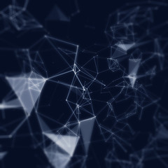 Abstract network connection background