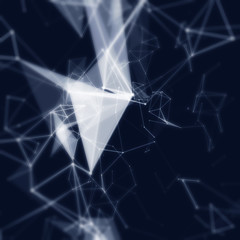 Abstract network connection background