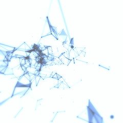 Abstract network connection background