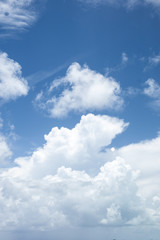 blue sky background with clouds