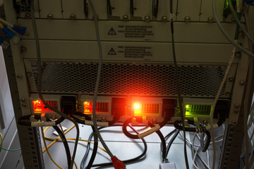 Core switch technology in network room place