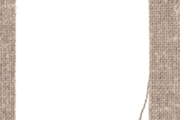 Obraz premium Textile structure, fabric industry, fawn canvas, parchment material, close-up background