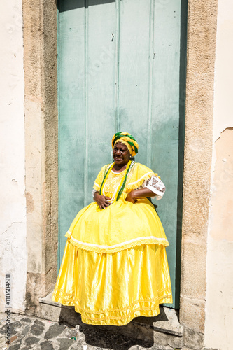&quot;Brazilian woman of African descent wearing traditional clothes from