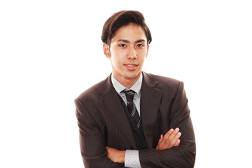 笑顔のビジネスマン