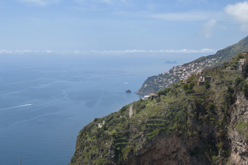Particular landscape Amalfi coast
