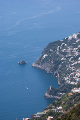 Fototapeta premium Particular view of Praiano village