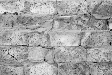 Brick texture with scratches and cracks