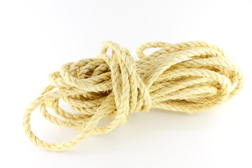 Construction hemp rope