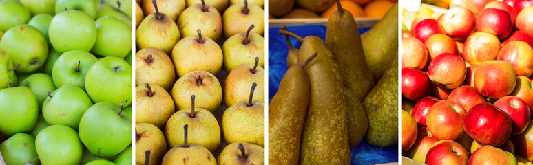 Fototapeta na wymiar Fresh Fruit On Market