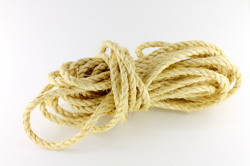 Construction hemp rope