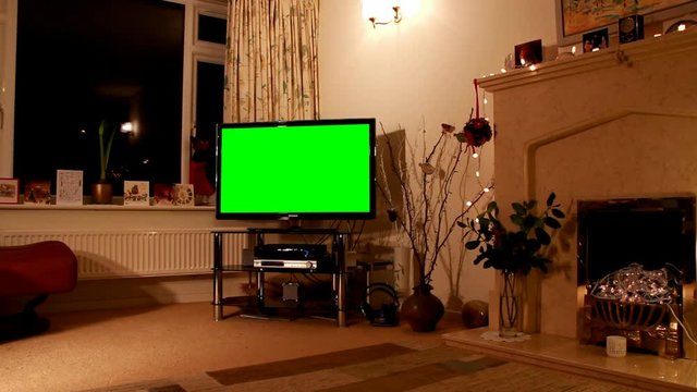 Surburbia, Tv At Christmas (Green Screen) 1