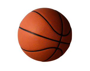 Fototapeta premium Basketball on white background