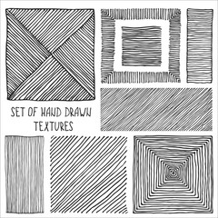 Set of Hand Drawn Textures