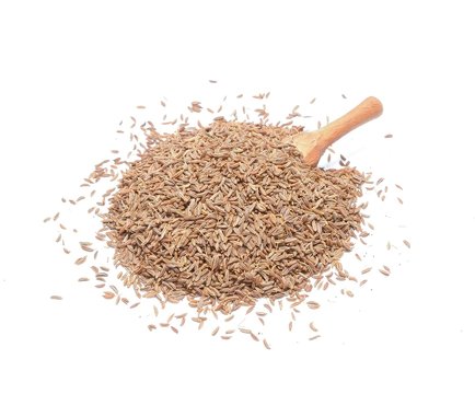 Caraway Seeds Isolated on White Background