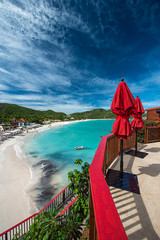 St Barth Island, Caribbean sea