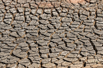 Cracked dry land without water.Abstract background.