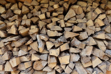 Stack of firewood 