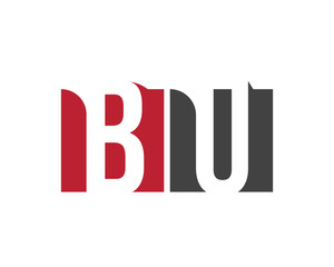 BU red square letter logo for united, universe, university, union, ultimate