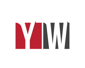 YW red square letter logo  for workshop, world, work, west, wealth