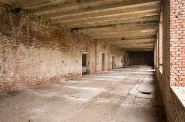 Fototapeta na wymiar Abandoned Factory Building