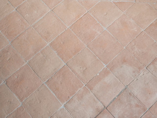 Old terracotta tiles, flooring, Italy.