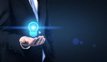 Idea concept lightbulb icon