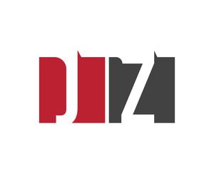 JZ red square letter logo for zone, zero, zoo, zoological, zoom